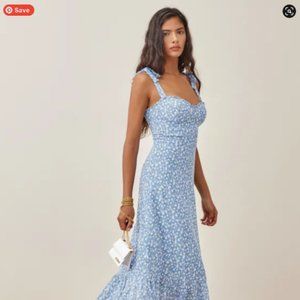 Reformation Nikita Dress Size Zero NWT Color Marie